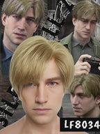 Silent Hill 2 Remake James Sunderland Blonde Straight Lace Front Synthetic Men's Wig LF8034