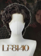 House Of The Dragon Prince Jacaerys Velaryon Brunette Curly Lace Front Synthetic Men's Wig LF8140
