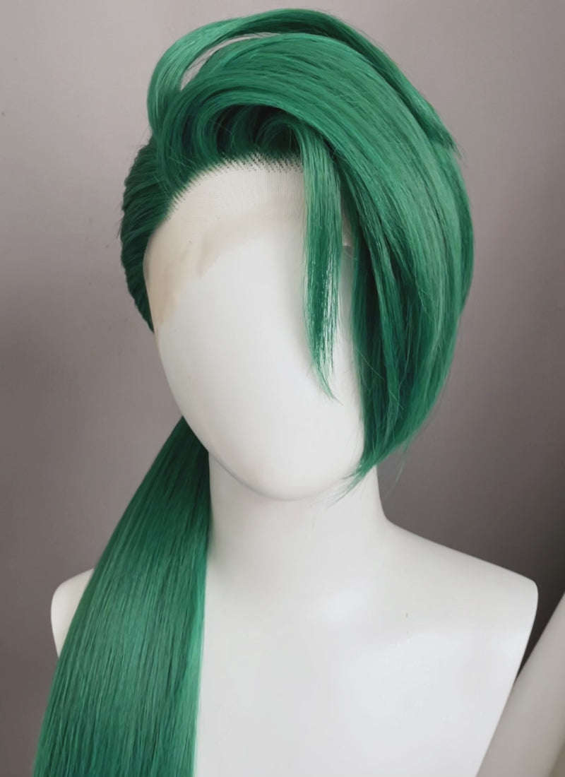 Pokémon Scarlet Pokémon Violet Rika Green Ponytail Lace Front Wig LF6187