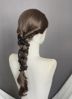 Star Wars Padme Amidala Brunette Braided Lace Front Synthetic Wig LF2181