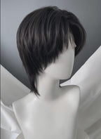 Black Straight Lace Front Synthetic Hair Wig LF6201