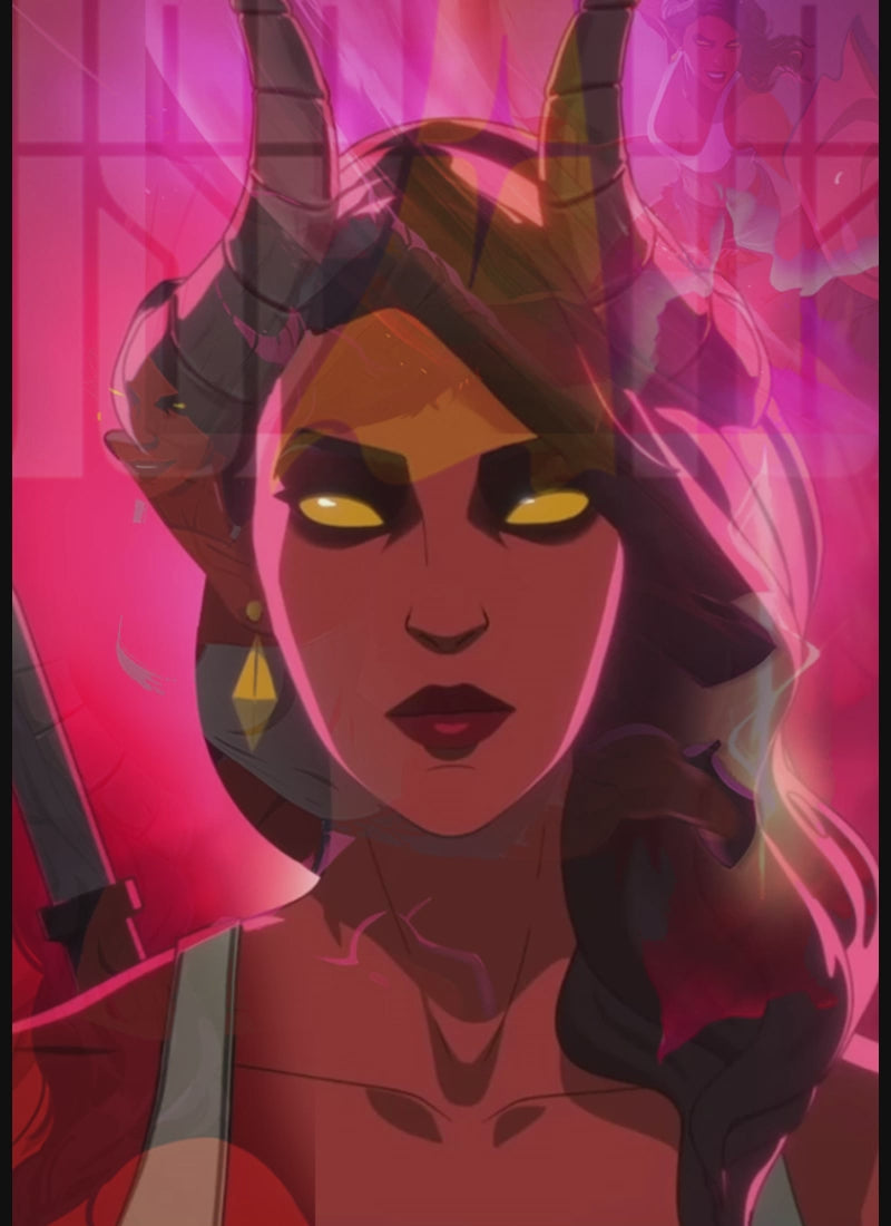 Dispatch Malevola Gibb Black Wavy Lace Front Synthetic Hair Wig LW4064