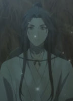 Heaven Official's Blessing Xie lian Brunette Straight Synthetic Men's Wig With Bun TB1751