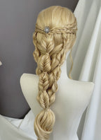 Blonde Braided Lace Front Synthetic Wig LF2509