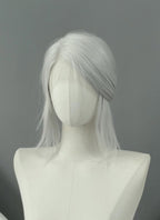 The Witcher 3 Ciri Yaki Silver Grey Braided Lace Front Synthetic Wig LF2220