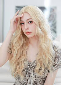 Light Blonde Wavy Synthetic Wig NL065
