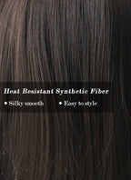 Brunette Straight Synthetic Wig NS077