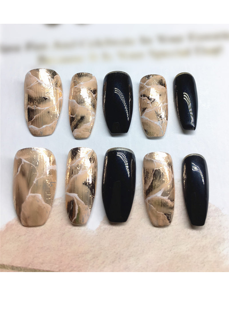 Coffin Press-On Nails FN024