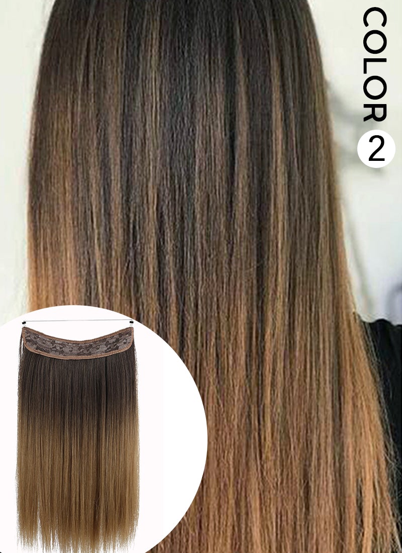 16" Halo Synthetic Flip-In Extensions