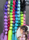 20" Festival Elastic Band Bubble Braid Synthetic Hair Ponytail Extension FP070
