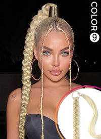 30" Festival Elastic Band Braid Synthetic Hair Ponytail Extension FP071