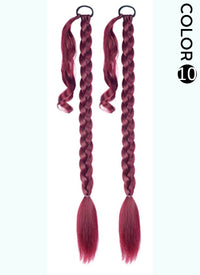 30" Festival Elastic Band Braid Synthetic Hair Ponytail Extension FP071