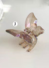 Clear Butterfly Hair Claw