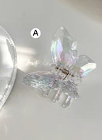 Clear Butterfly Hair Claw