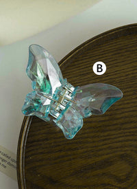 Clear Butterfly Hair Claw