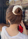 Plain Satin Scrunchie