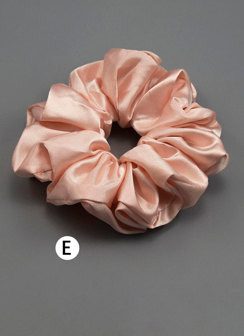 Plain Satin Scrunchie