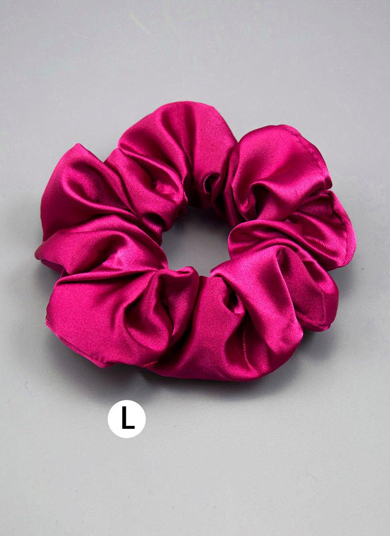 Plain Satin Scrunchie