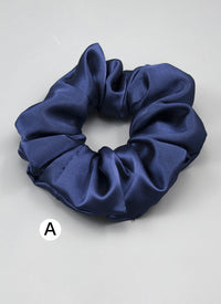 Plain Satin Scrunchie