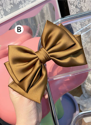 Barbie Bow Knot Satin Hair Clip FS062