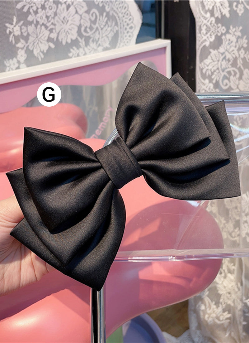 Barbie Bow Knot Satin Hair Clip FS062