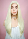 Straight Light Blonde Lace Front Synthetic Wig LF010