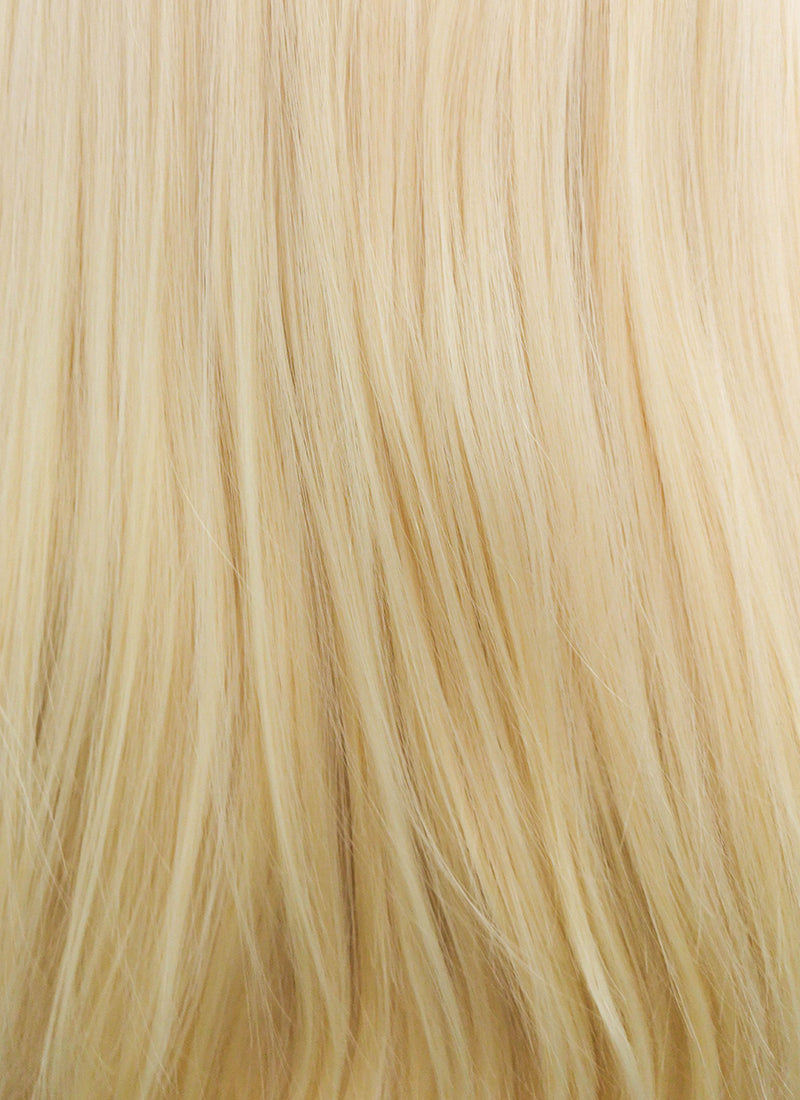 Straight Blonde Lace Front Synthetic Wig LF012