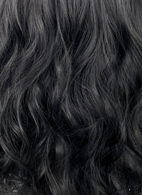 Wavy Black Lace Front Synthetic Wig LF110