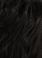 Black Straight Pixie Lace Front Synthetic Men's Wig LF1312B