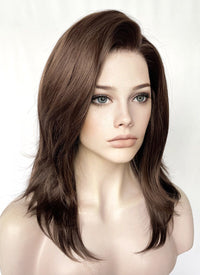 Brunette Straight Lace Front Synthetic Wig LF1323