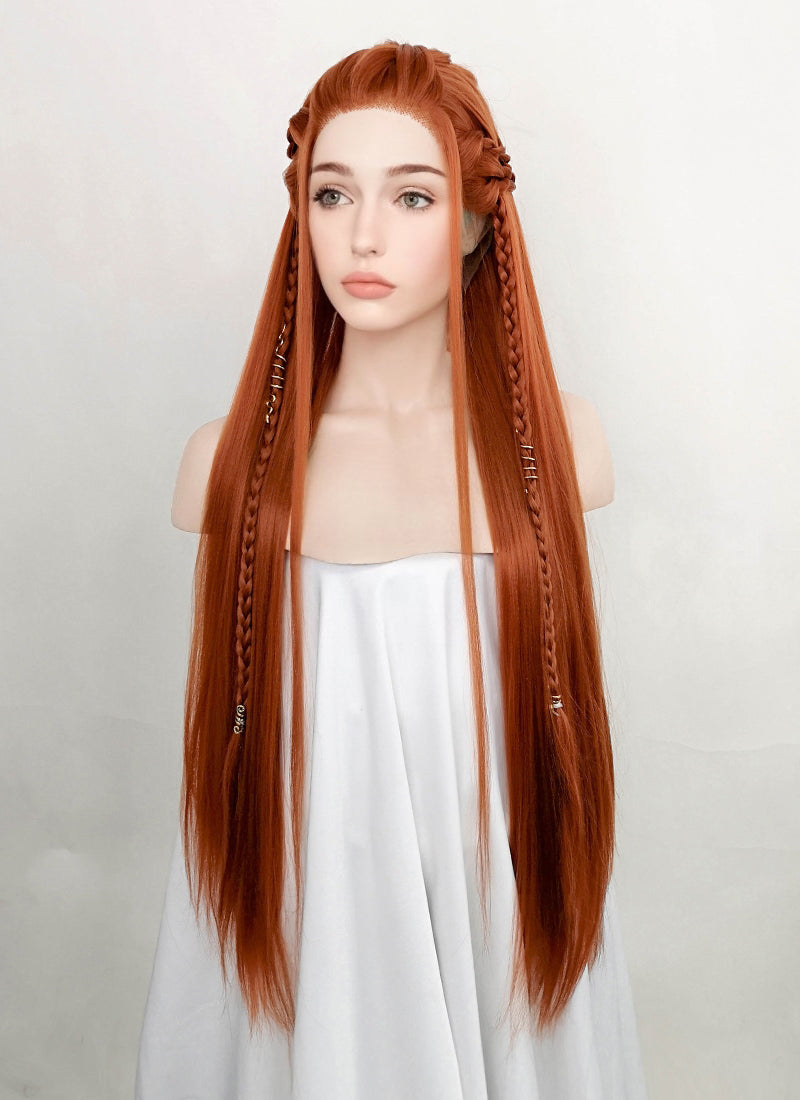 Ginger Braided Yaki Lace Front Synthetic Wig LF2081