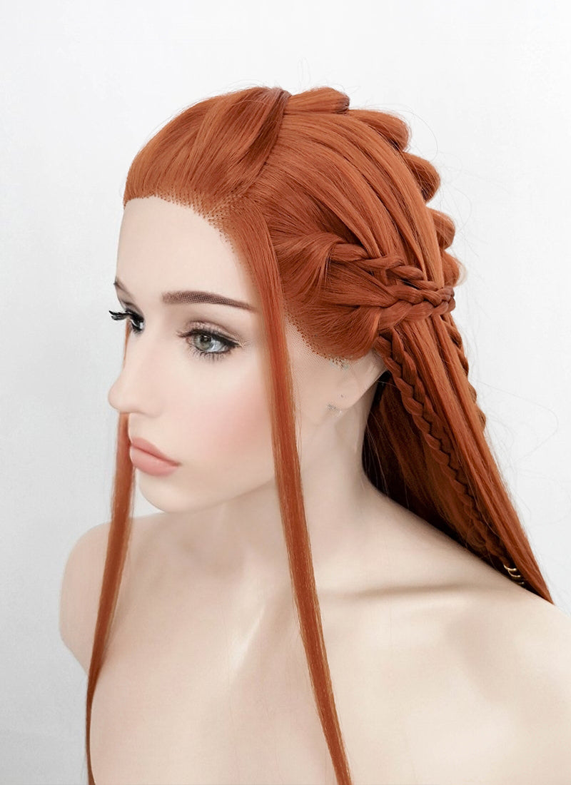 Ginger Braided Yaki Lace Front Synthetic Wig LF2081