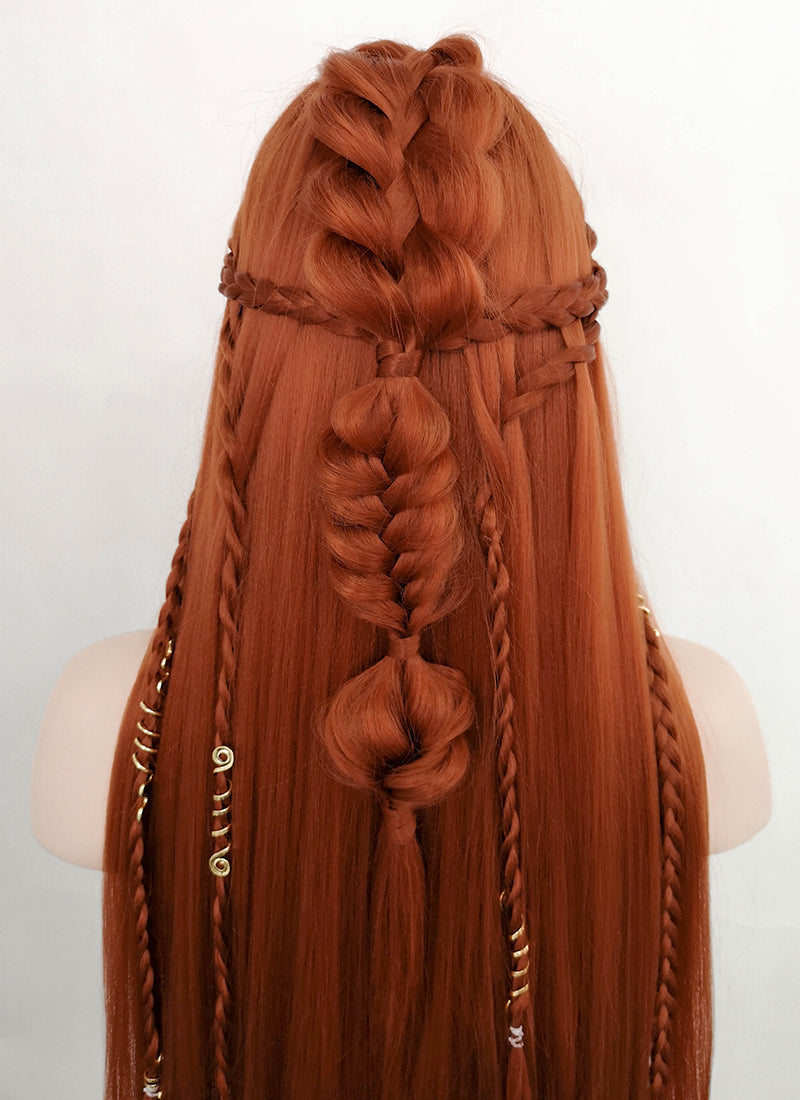 Ginger Braided Yaki Lace Front Synthetic Wig LF2081