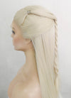 House of the Dragon Young Princess Rhaenyra Targaryen Platinum Blonde Braided Lace Front Synthetic Wig LF2109