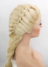 Light Blonde Braided Lace Front Synthetic Wig LF2113