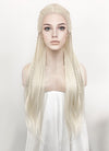 Platinum Blonde Braided Lace Front Synthetic Wig LF2126