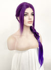 Two Tone Purple Braided Lace Front Synthetic Wig LF2128