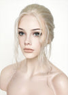 Light Ash Blonde Braided Lace Front Synthetic Wig LF2132