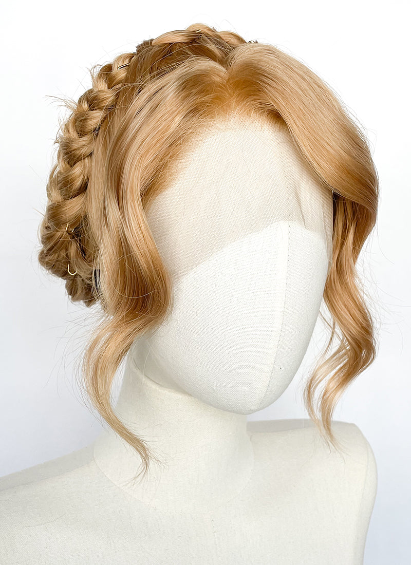 Golden Blonde Braided Lace Front Synthetic Wig LF2147