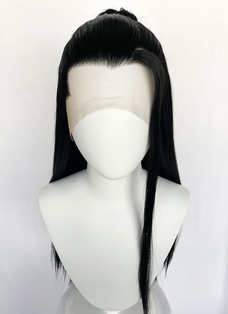 Jujutsu Kaisen Suguru Geto Black Braided Lace Front Synthetic Wig LF2149