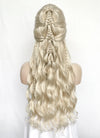 Pastel Ash Blonde Braided Lace Front Synthetic Wig LF2156