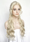 Pastel Ash Blonde Braided Lace Front Synthetic Wig LF2156