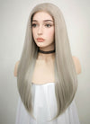 Straight Grey Blonde Lace Wig CLF238 (Customisable)