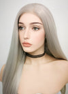 Straight Grey Blonde Lace Wig CLF238 (Customisable)