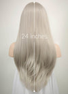 Straight Grey Blonde Lace Wig CLF238 (Customisable)