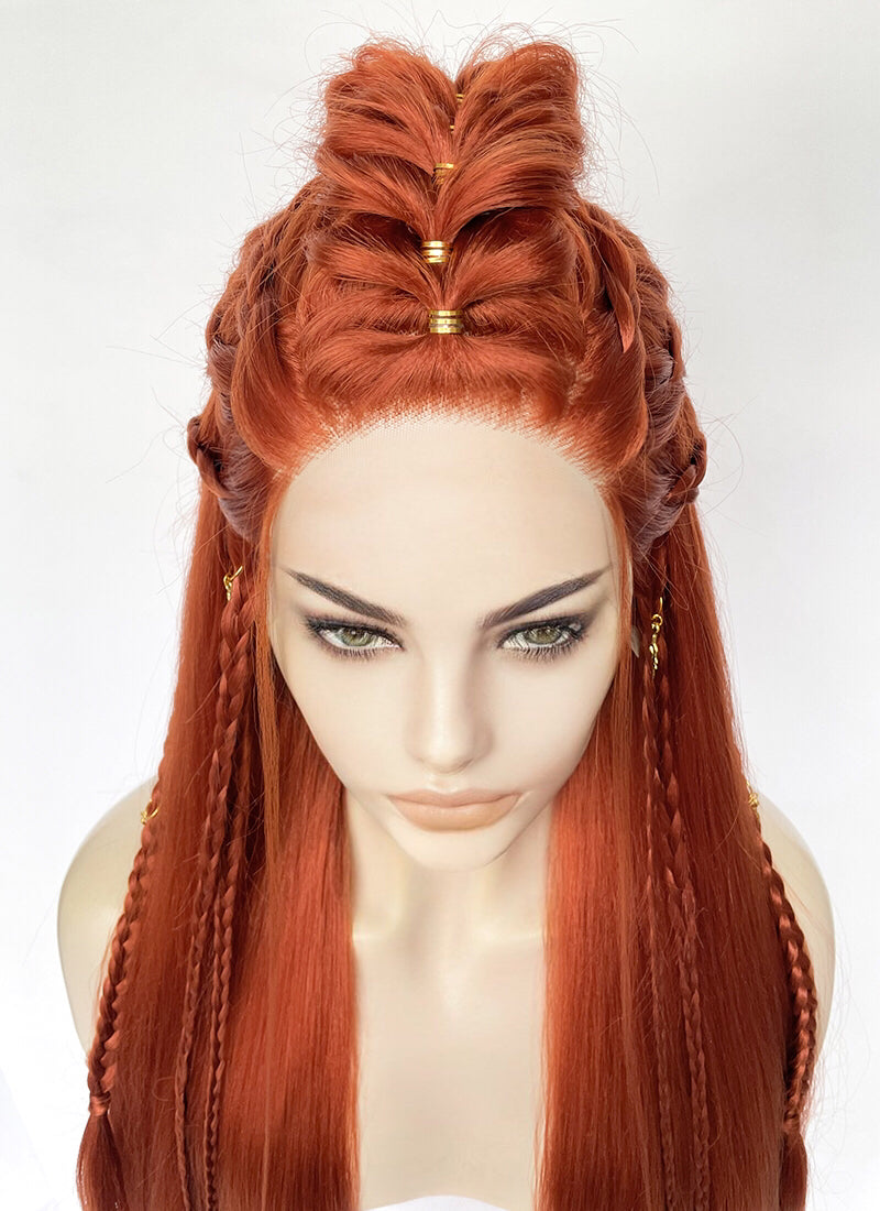 Ginger Braided Yaki Lace Front Synthetic Wig LF2503