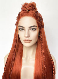 Ginger Braided Yaki Lace Front Synthetic Wig LF2503