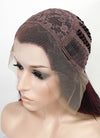 Two Tone Red Straight Lace Front Synthetic Wig LF3177