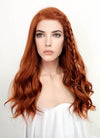 Marvel Black Widow Black Widow Ginger Wavy Lace Front Synthetic Wig LF3229
