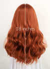 Marvel Black Widow Black Widow Ginger Wavy Lace Front Synthetic Wig LF3229